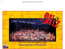 Tablet Screenshot of danscompanyofgainesville.org